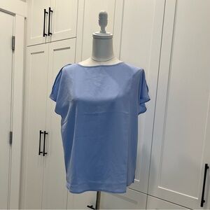 Willow & Thread Powder Blue Blouse – Size M – NWT